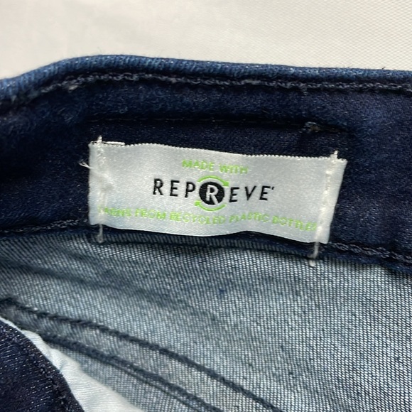 Women’s size 12 Calvin Klein high rise skinny fit repreve ankle blue jeans - Picture 3 of 11